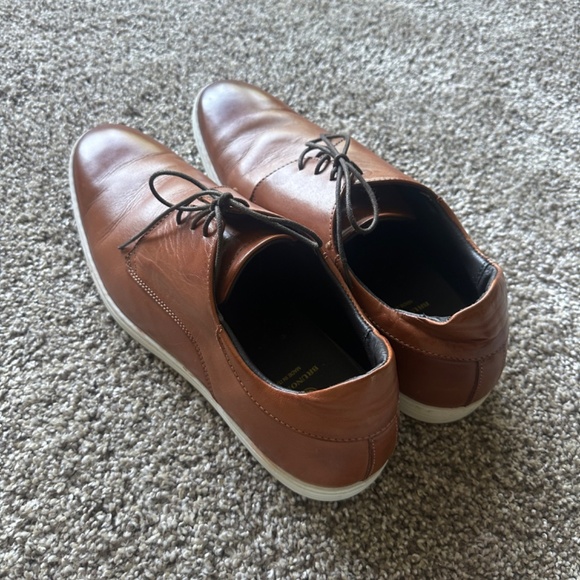 $350 - BRUNO MAGLI Gio Leather Plain Toe Derby in Cognac Size 12. main image 5